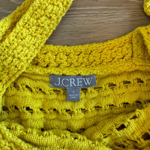 J Crew Crochet Ruffle Sweater Tank - Picture 3 of 3